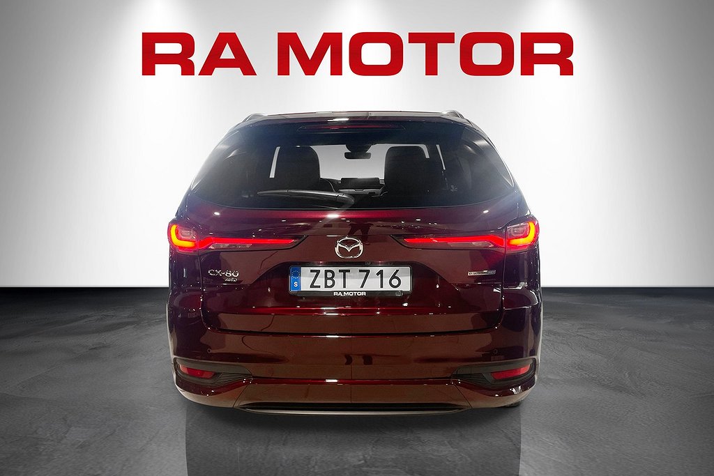 Mazda CX-80 Homura PHEV |MOMS/VAT | 6sits | DRAG |  CAHO 2024