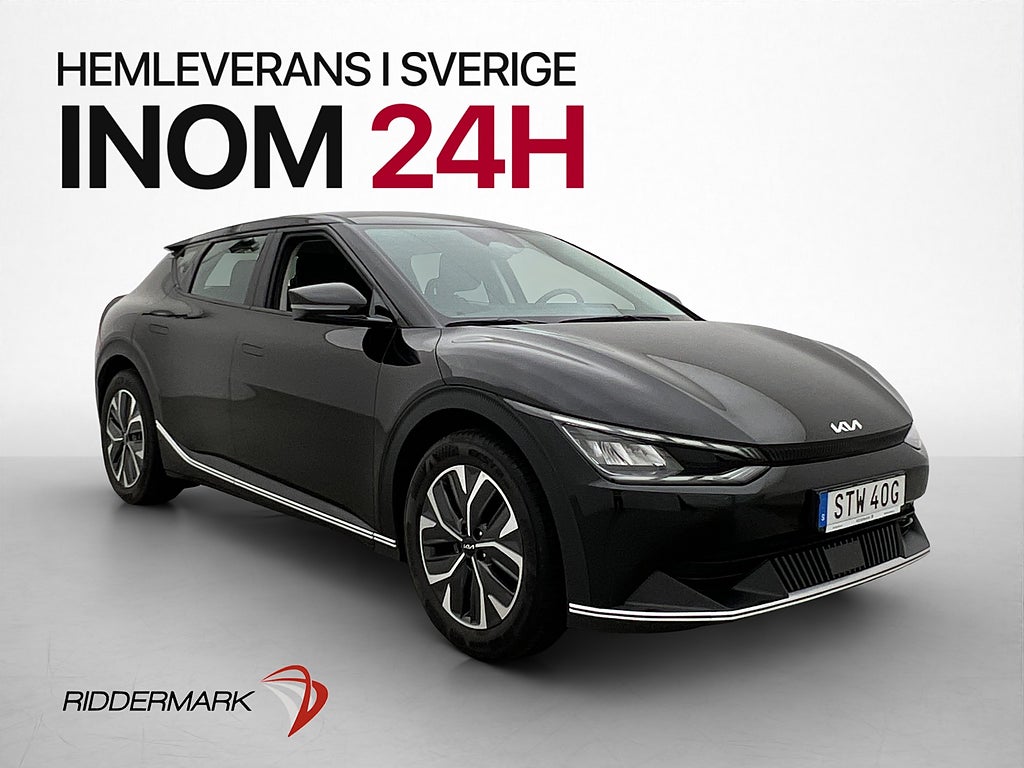 Kia EV6 77.4 kWh Värmepump Kamera Läder Elstol Rattvärme