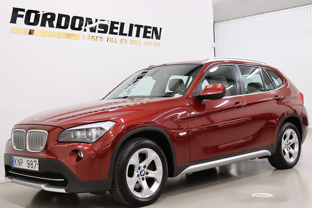 BMW X1 xDrive23d Värmare Skinn H/K Drag V-hjul Välserv 204hk