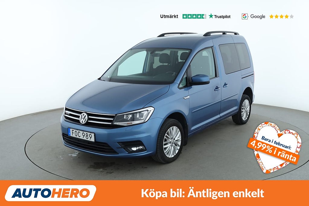 Volkswagen Caddy Combi 2.0 TDI AWD / Värmare, Drag, CarPlay