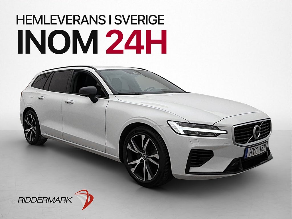 Volvo V60 T8 Recharge 392hk AWD R-Design Värmare 360° Drag