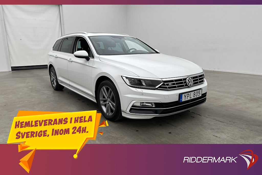 Volkswagen Passat TDI 190hk R-Line Pano D-Värm 360°K Drag