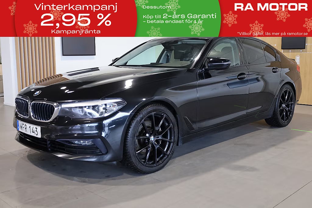BMW 530 i xDrive 252hk Sport Line Aut Sedan Kamera Värmare 2019