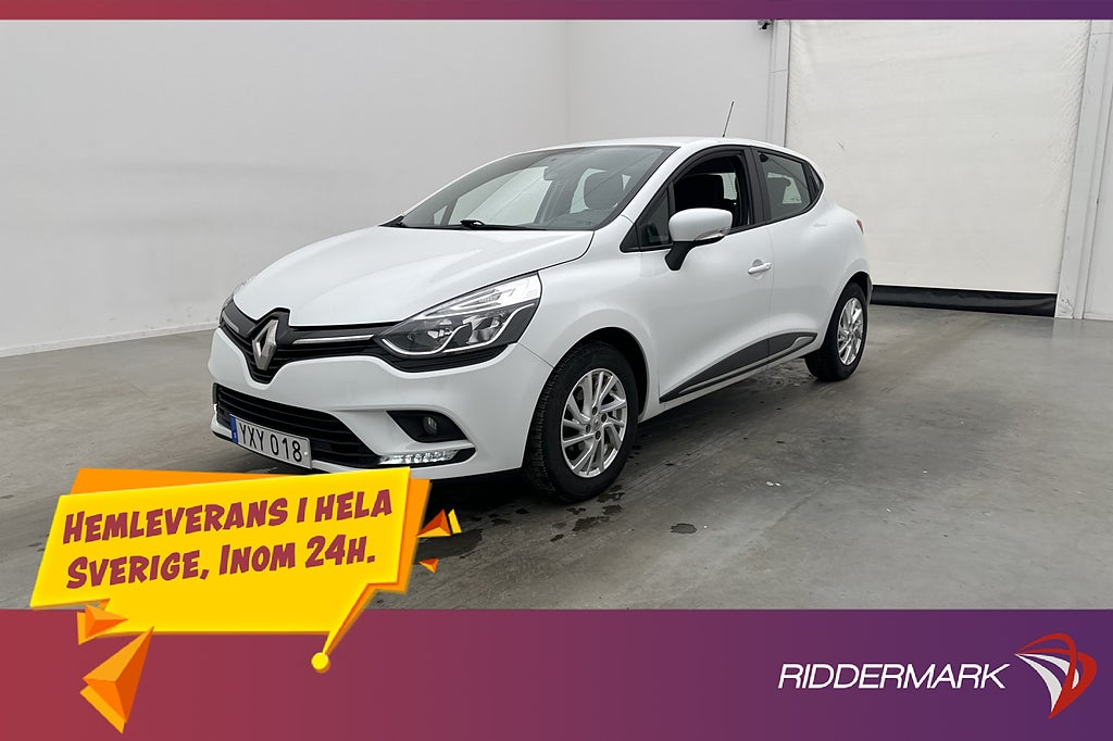 Renault Clio 0.9 TCe 90hk Zen Navi Farthållare Låg-Skatt