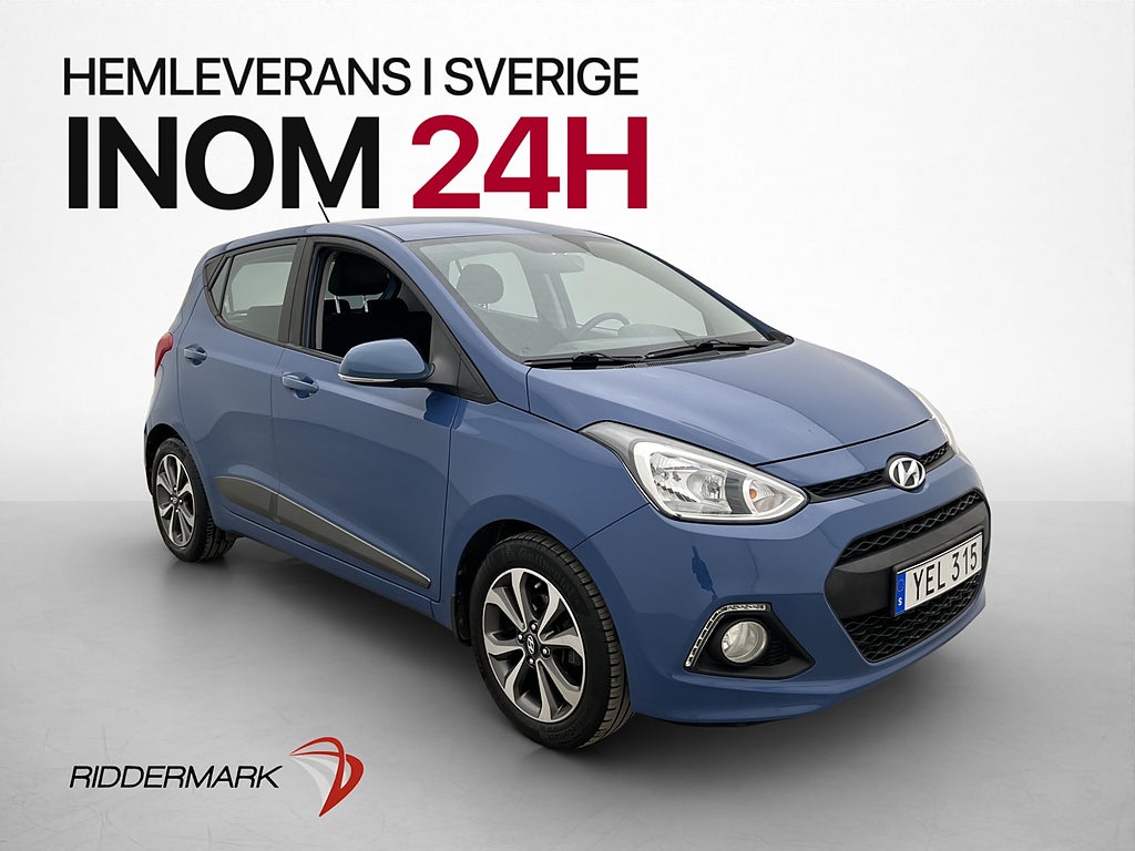 Hyundai i10 1.2 87hk Premium Sensorer Bluetooth 0.59 l/mil