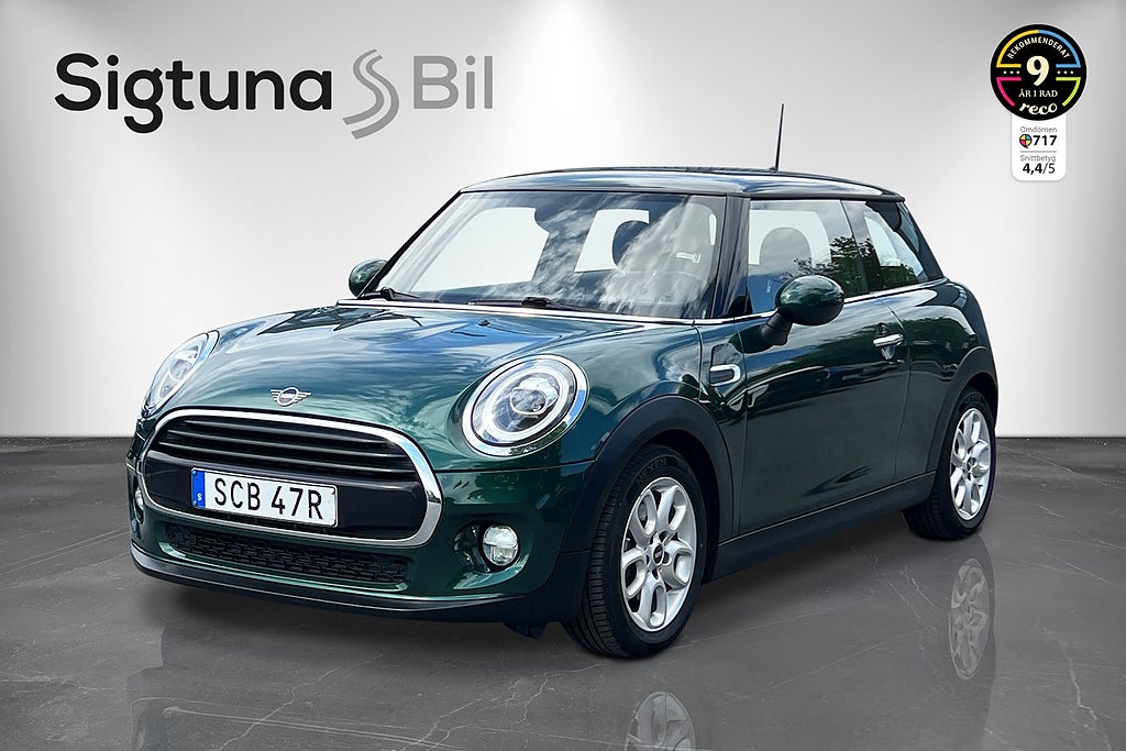 MINI Cooper 3-dörrars DCT Pepper / Keyless / LED 