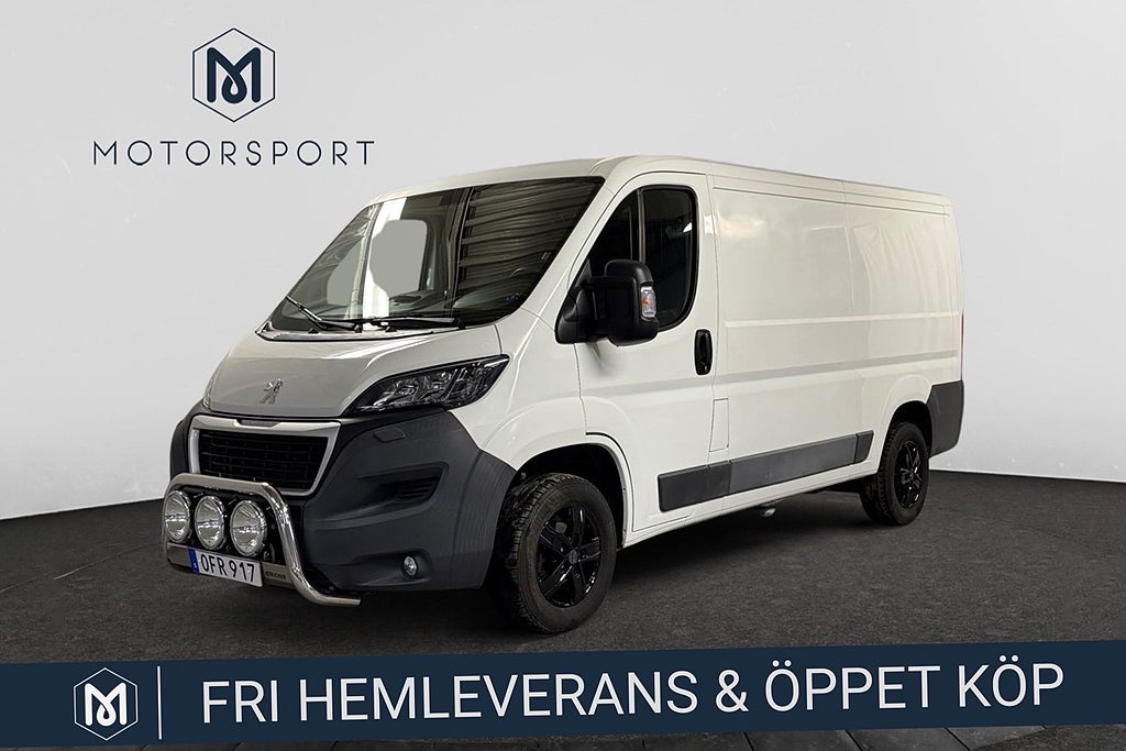 Peugeot Boxer 130hk L2H1 Extraljus Värmare Backkamera LÅGA MIL