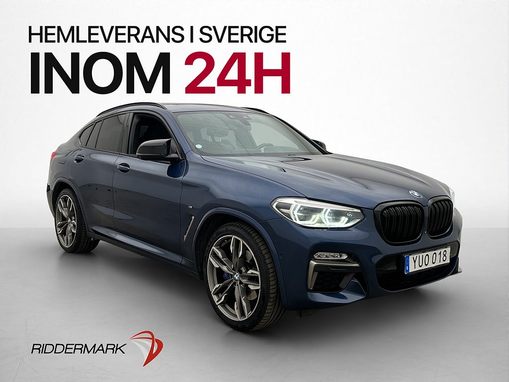 BMW X4 M40i xDrive 354hk Innovation Pano H/K 360° HUD Drag