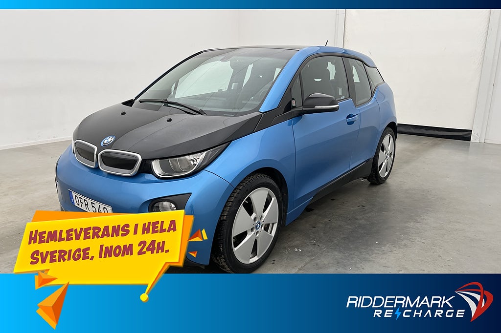 BMW i3 94 Ah 170hk Comfort Värmepump P-Sensorer Farthållare