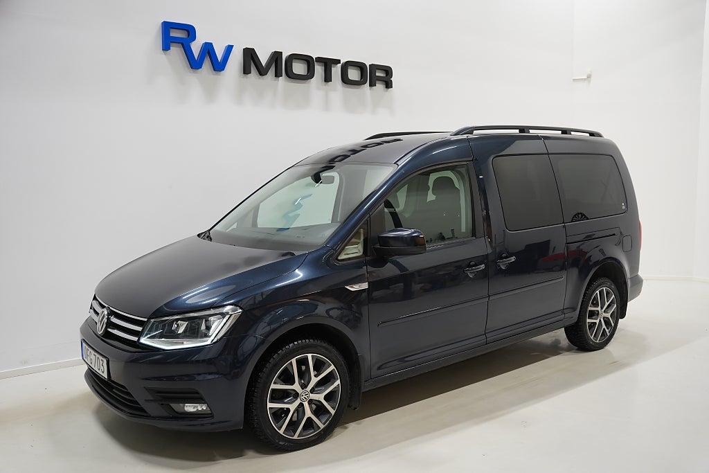 Volkswagen Caddy  Maxi Life  2.0 TDI 150hk 4M 7-sits D-värm Drag B-kamer