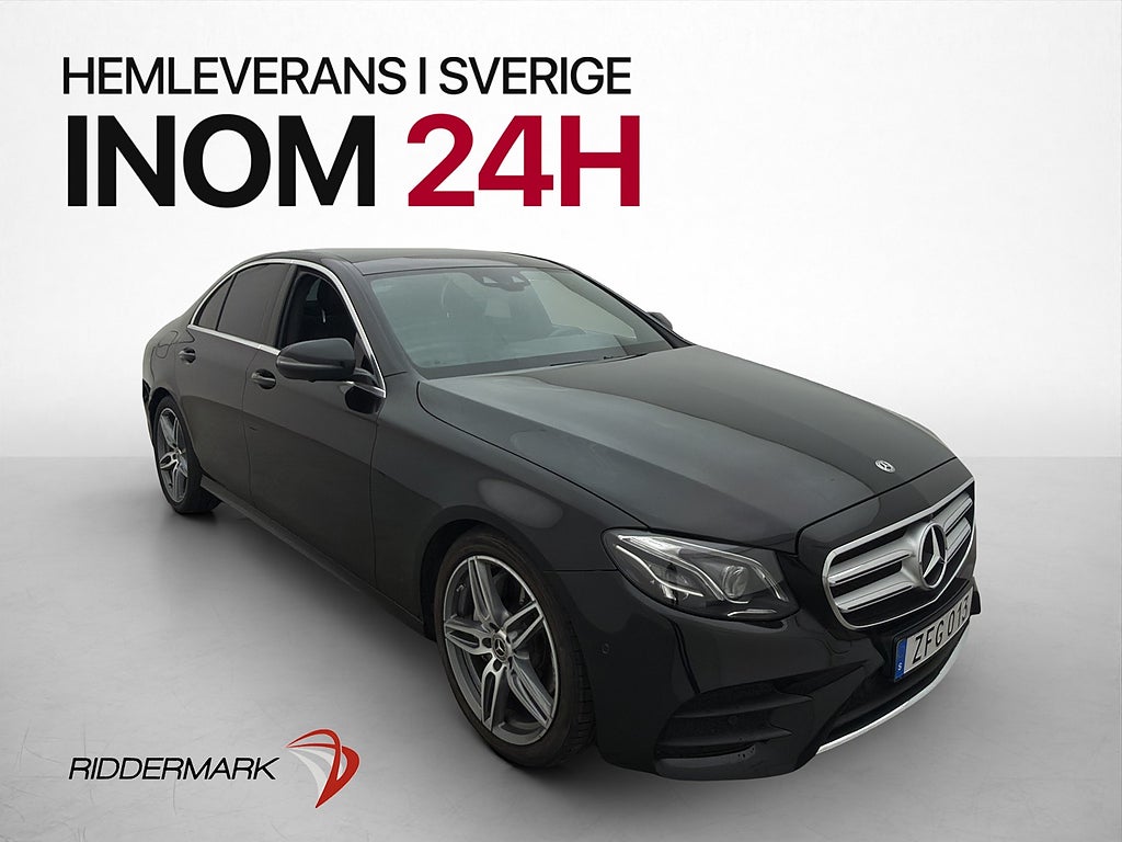 Mercedes-Benz E200 AMG HUD Pano Burm Wide 360° Värmare