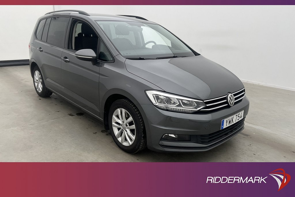 Volkswagen Touran 1.2 TSI 110hk Pluspaket 7-sits Kamera Drag