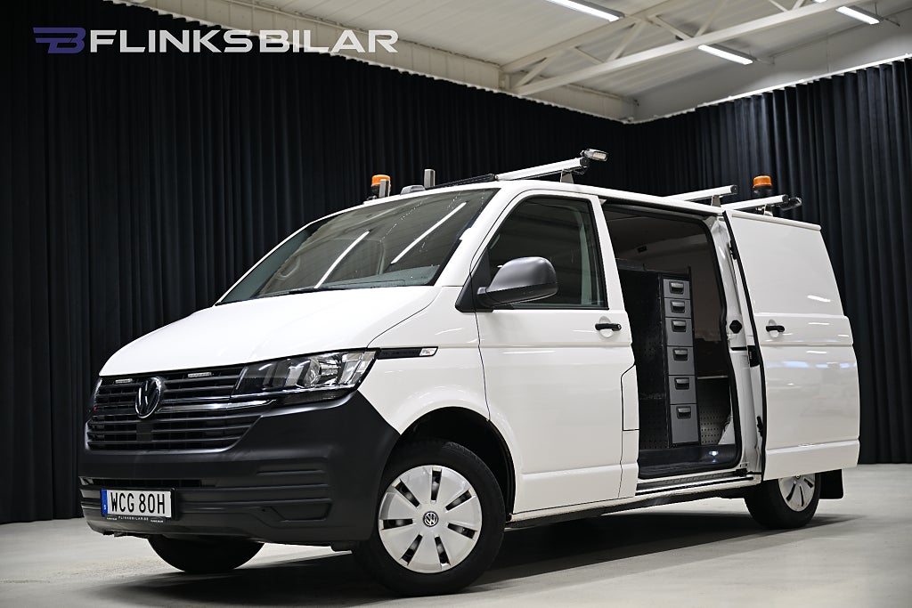 Volkswagen Transporter 4Motion DSG 150HK Inredd|Dubbeldörr|Dubbelgolv|SeUtr!!
