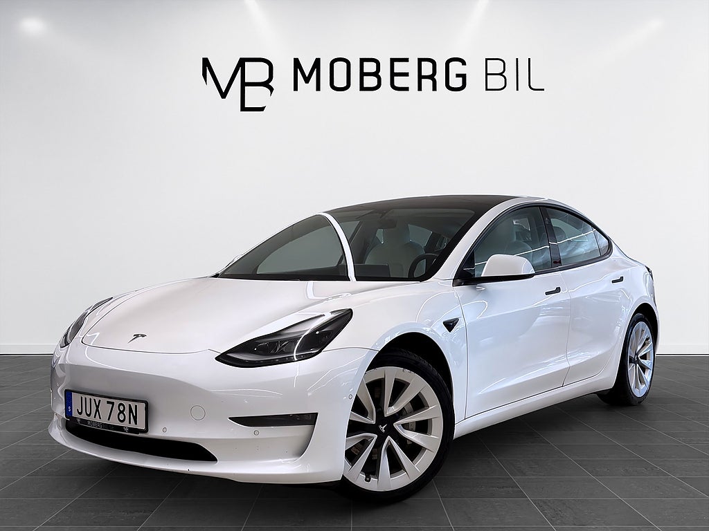 Tesla Model 3 Long Range AWD 440hk Pano Skinn B-kamera Navi