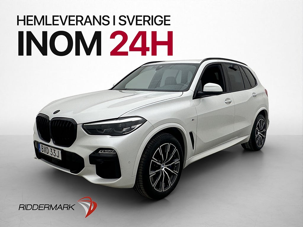 BMW X5 xDriv30d M Sport Sportbromsar Kamera Navi Skinn Drag