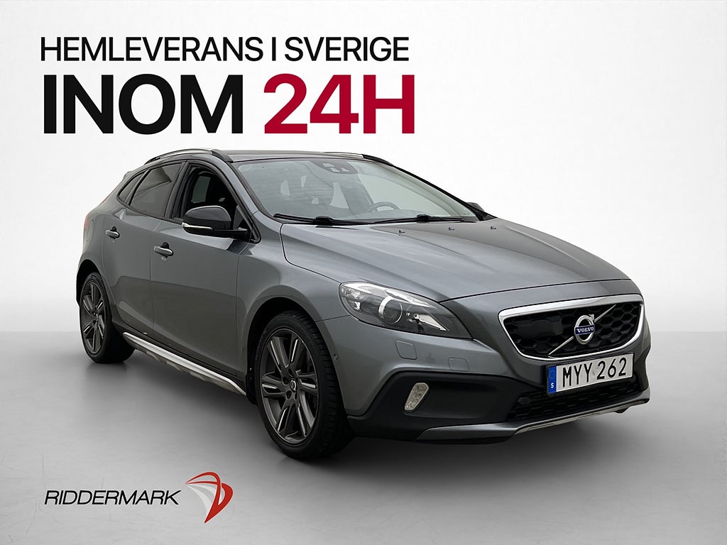 Volvo V40 Cross Country D4 Summum Pano VOC Värm Kamera Drag