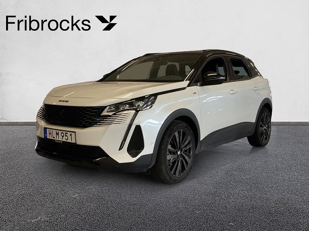 Peugeot 3008 GT Black Pack AUT/360-kamera/Sensorer/Ellucka/GPS