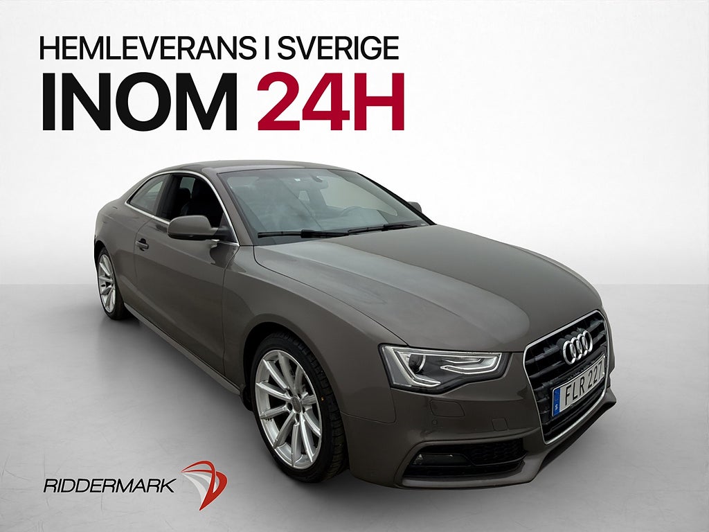 Audi A5 Coupé TDI 190hk Proline Värmare B&O Navi Sensorer