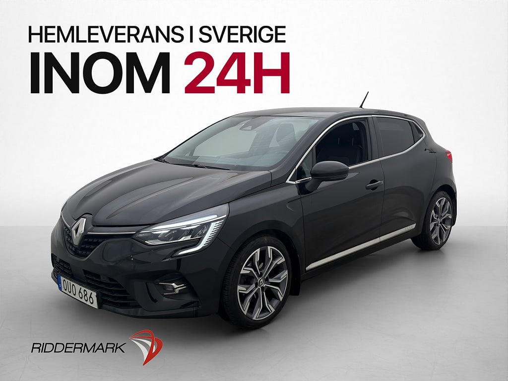 Renault Clio 1.0 TCe 100hk Instens Cockpit Kamera Halvskinn