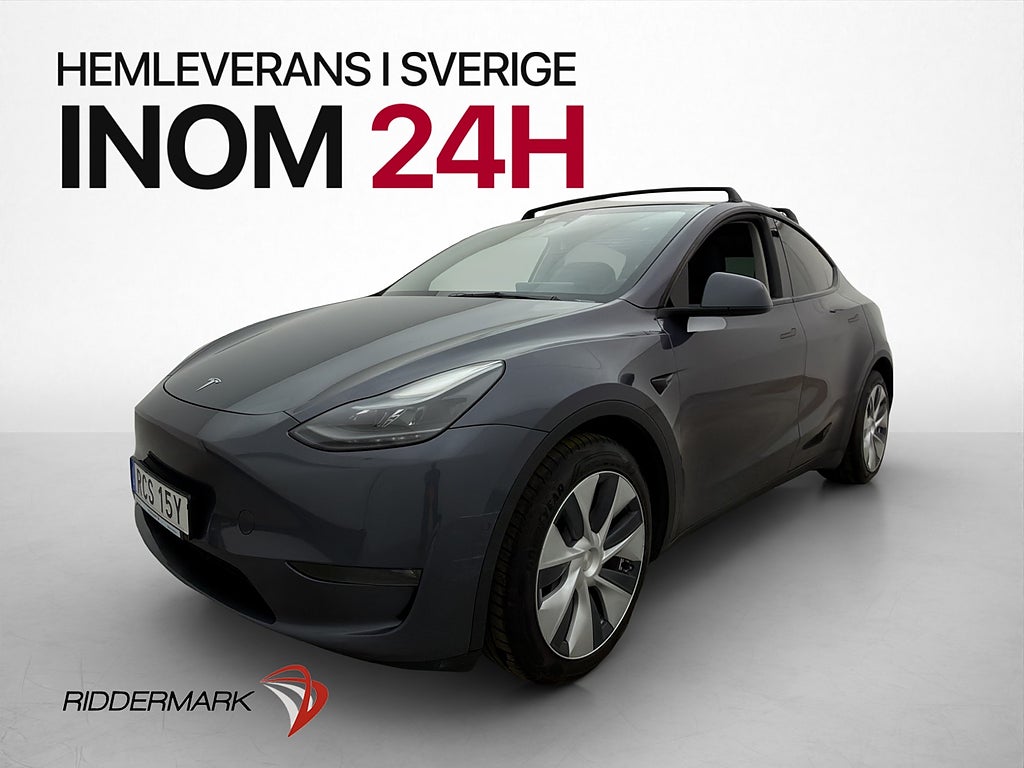 Tesla Model Y Long Range AWD Svensksåld Panorama Dragkrok
