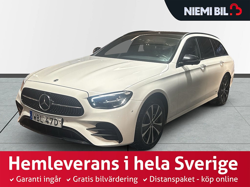 Mercedes-Benz E 300 T de 4MATIC 9G AMG Line MOMS/Pano/360/Adap.Fhåll/SoV