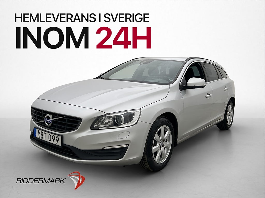 Volvo V60 D4 Momentum VOC Värmare Sensorer Navi Farthållare