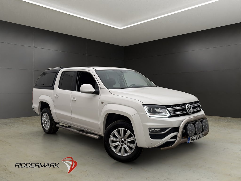 Volkswagen Amarok 258hk 4M Värmare Drag CARPLAY Kåpa Moms