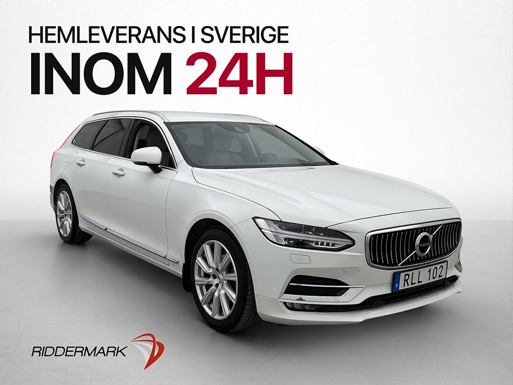 Volvo V90 D3 AWD Inscription Värmare Drag Skinn Navi BLIS