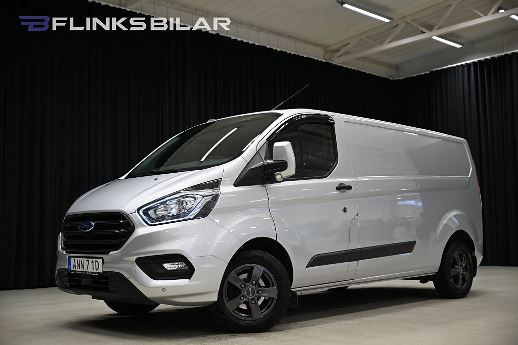 Ford transit Custom 130HK L2|Automat|Drag|Värmare|Backkamera|Leasbar