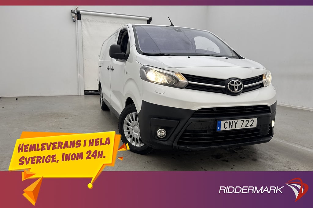 Toyota ProAce L3 Värmare Drag HUD PDC 2xDörrar Farthållare