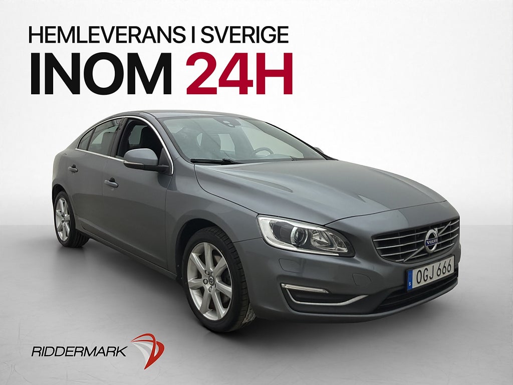 Volvo S60 D2 Momentum VOC Värmare Halvskinn Rattvärme Drag
