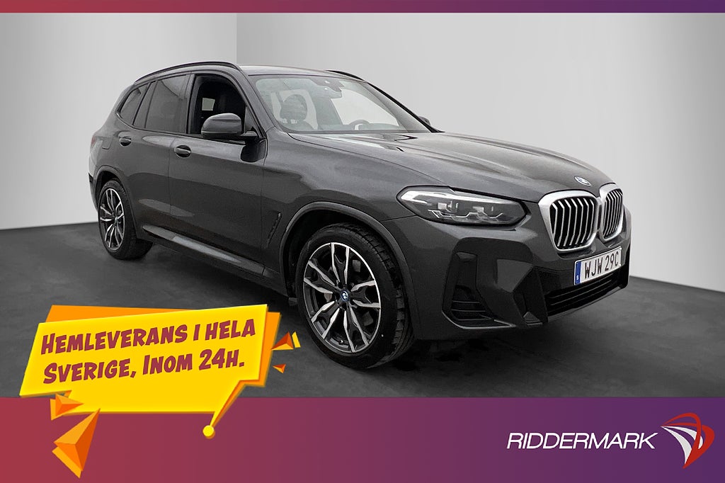 BMW X3 XDrive30e M Sport Cockpit Skinn Kamera Drag Navi