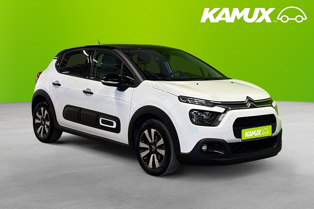Citroën C3 1.2 PureTech EAT Shine Kamera Moms 110hk