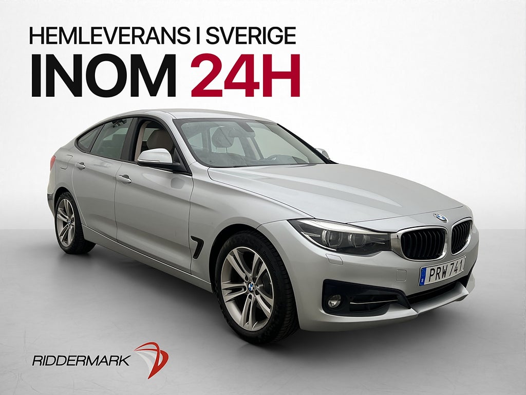 BMW 320D Gran Turismo Sport line Halvskinn Navi 1 brukare