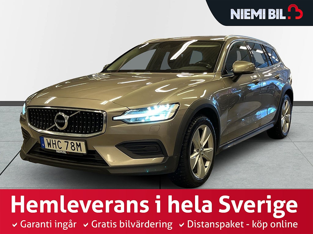 Volvo V60 Cross Country D4 AWD Momentum Drag/P-Värm/P-Sens/Rem-Bytt/Full Servad