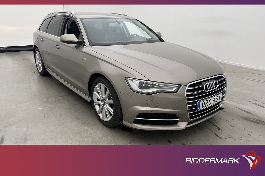 Audi A6 V6 Q 218hk S-Line D-Värmare Sensorer GP 4,95% RÄNTA