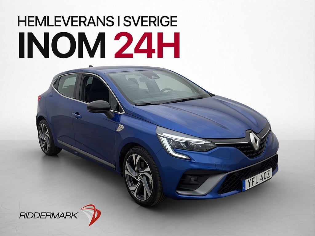 Renault Clio E-TECH 140hk R.S. Line Kamera Navigation