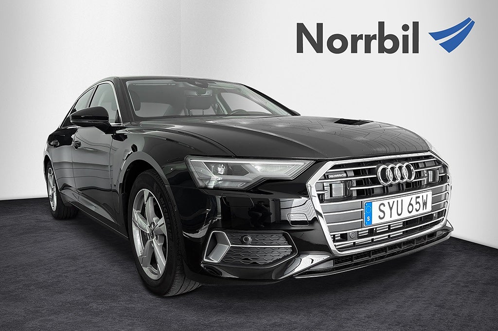 Audi A6 Sedan 45 TFSI 265HK Quattro, Drag&Värmare, Navi