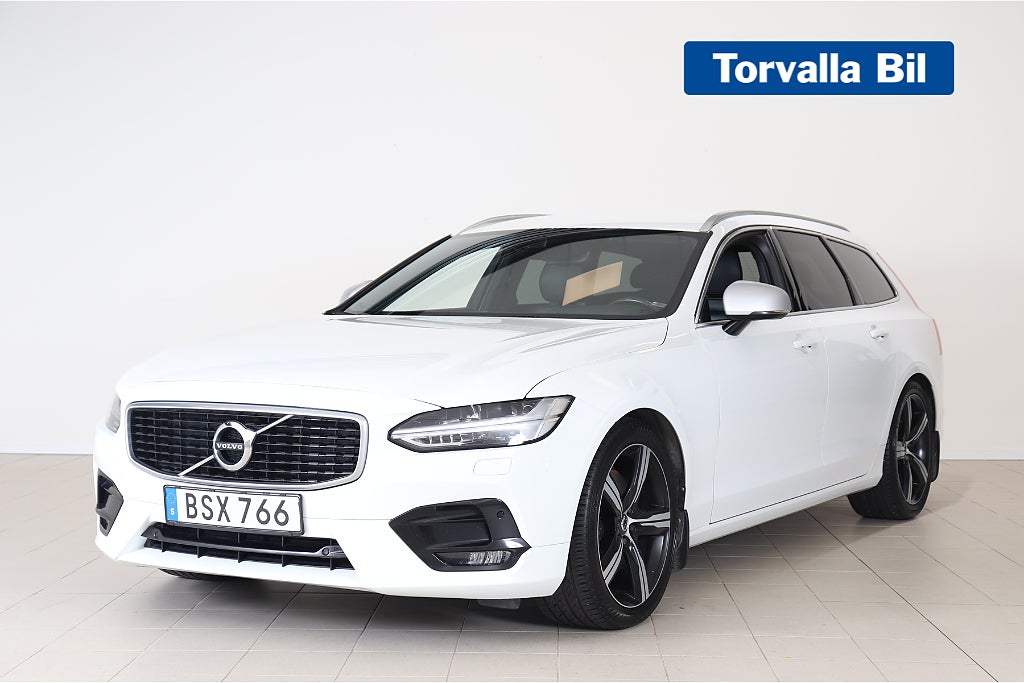 Volvo V90 R-Design D5 AWD Aut 235hk Ny kamrem Drag VOC Vhjul