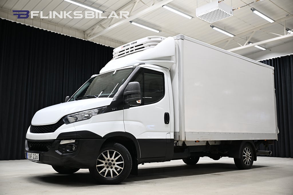 Iveco Daily 146HK Volymskåp|Bakgavellyft|Kylbil|Sidodörr|NyKamrem