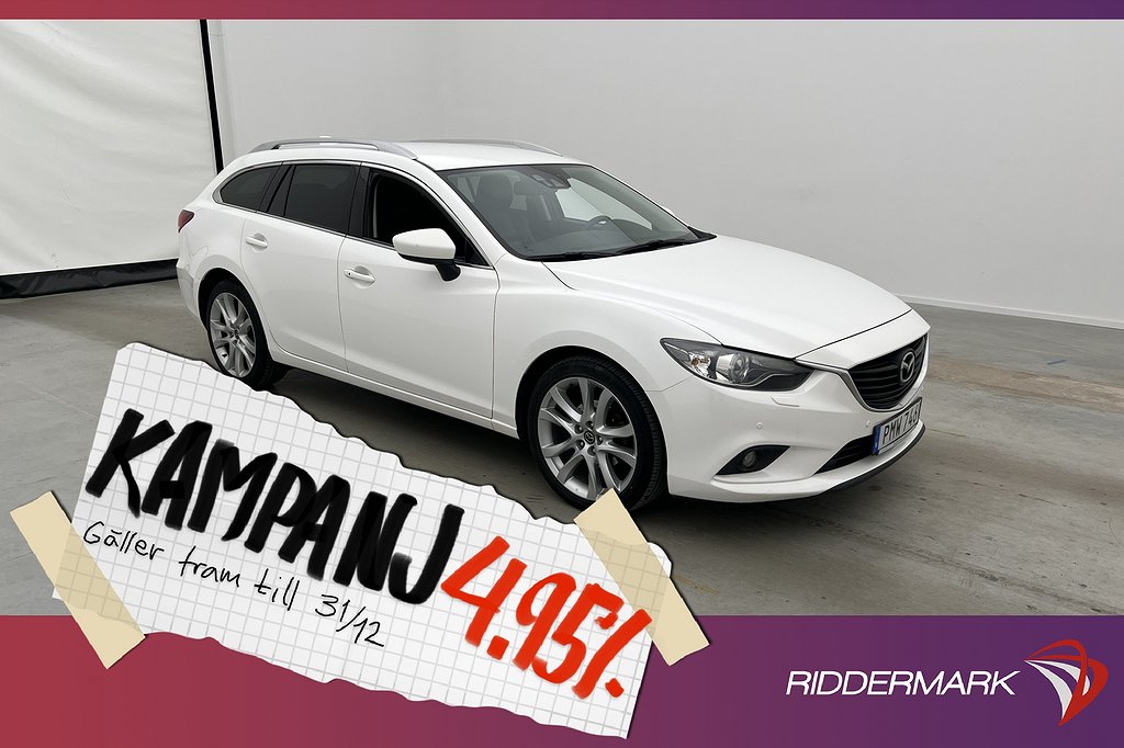 Mazda 6 Wagon SKYACTIVE-D 175hk Optimum BOSE 4,95% Ränta