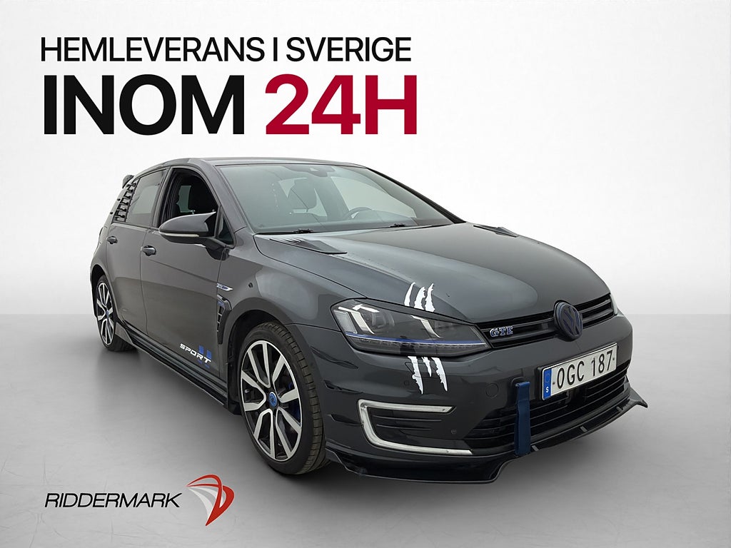 Volkswagen Golf GTE 204hk P-Värmare Kamera Navi CarPlay