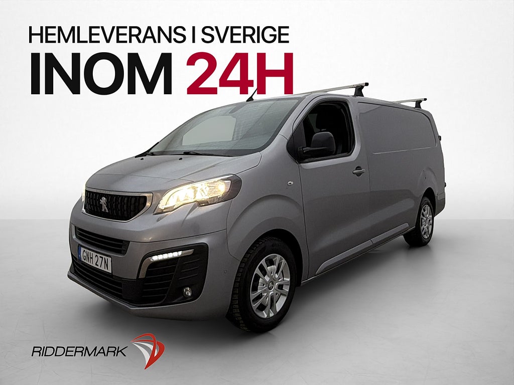 Peugeot Expert L3 Värmare Drag 3-Sits B-Kamera CARPLAY MOMS