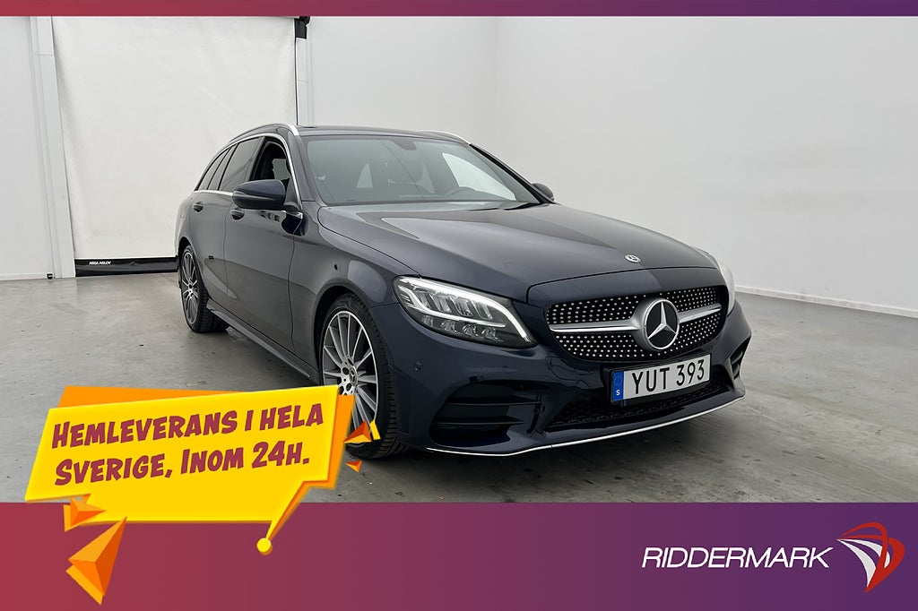 Mercedes-Benz C 200 T 184hk AMG Kamera Navi Drag Halvskinn