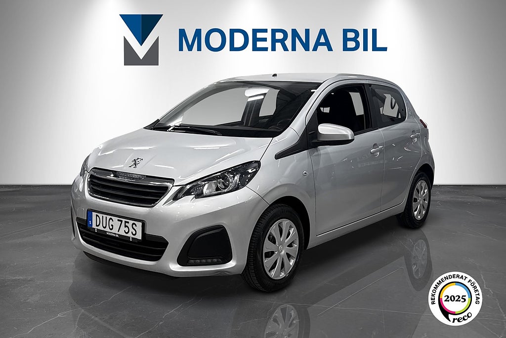 Peugeot 108 1.0 VTi Euro 6 Sv-Såld Backkamera Bluetooth Nybesiktad 