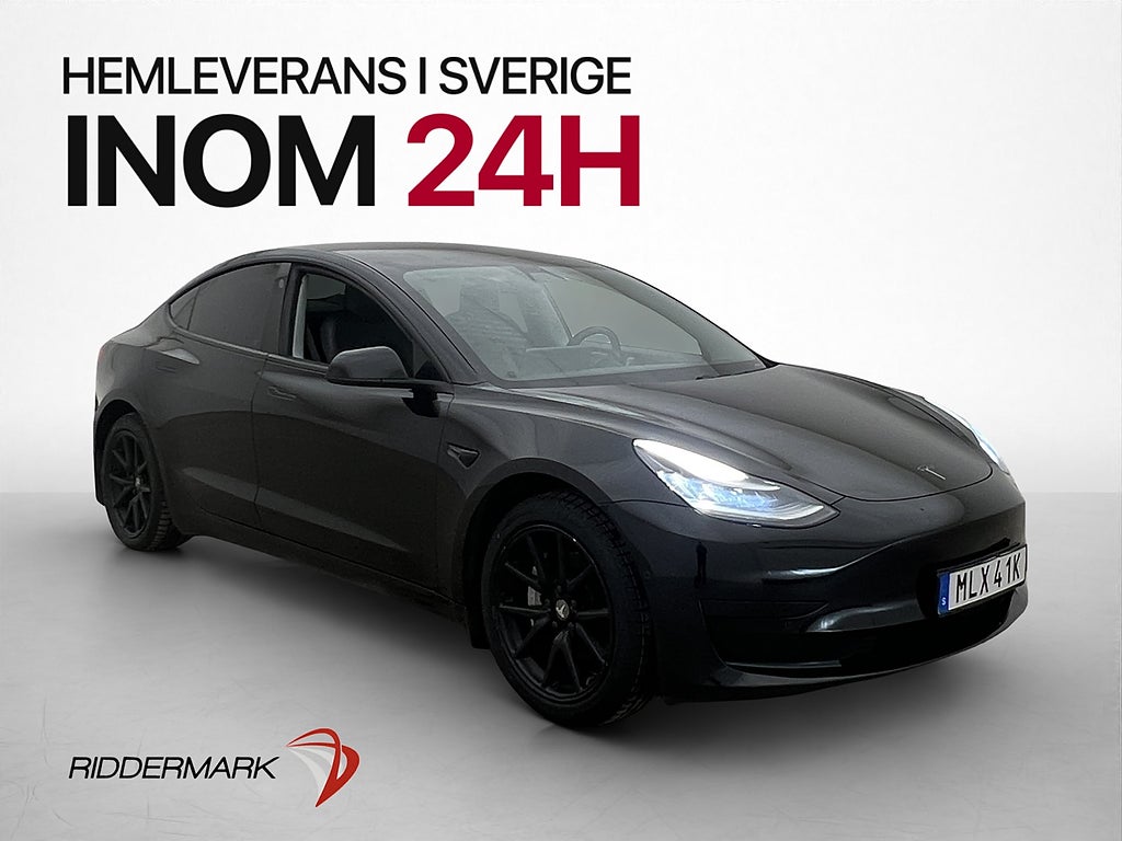 Tesla Model 3 Standard Range 325hk Pano Skinn Kamera AP Navi