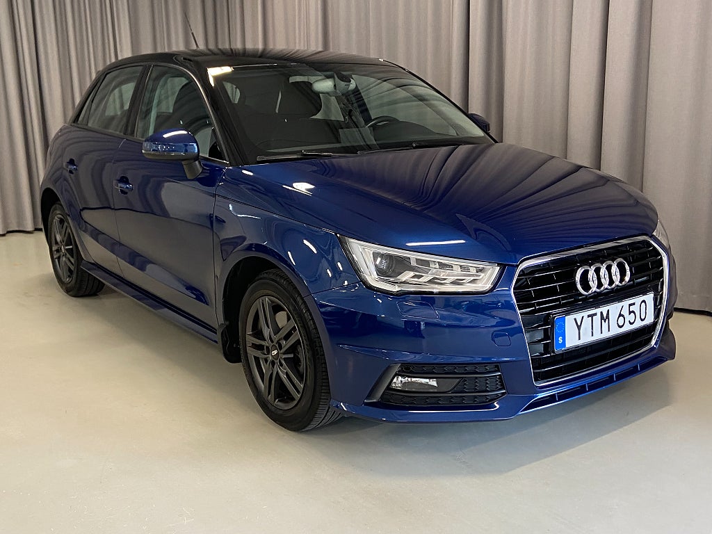 Audi A1 Sportback 5-D 1.4 TFSI 125hk Farth Bluetooth Vhjul