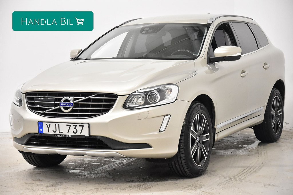 Volvo XC60 D4 AWD Aut Summum Drag D-Värm Skinn SoV-Hjul 190hk