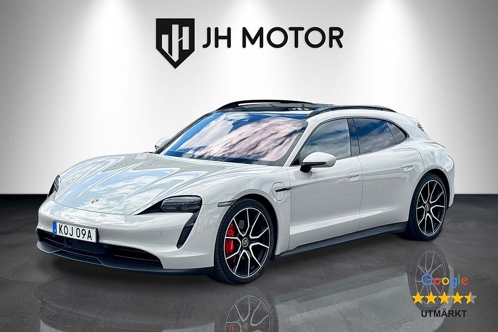 Porsche Taycan 4S Sport Turismo 490hk Bakaxelstyrning/Kamera/BOSE
