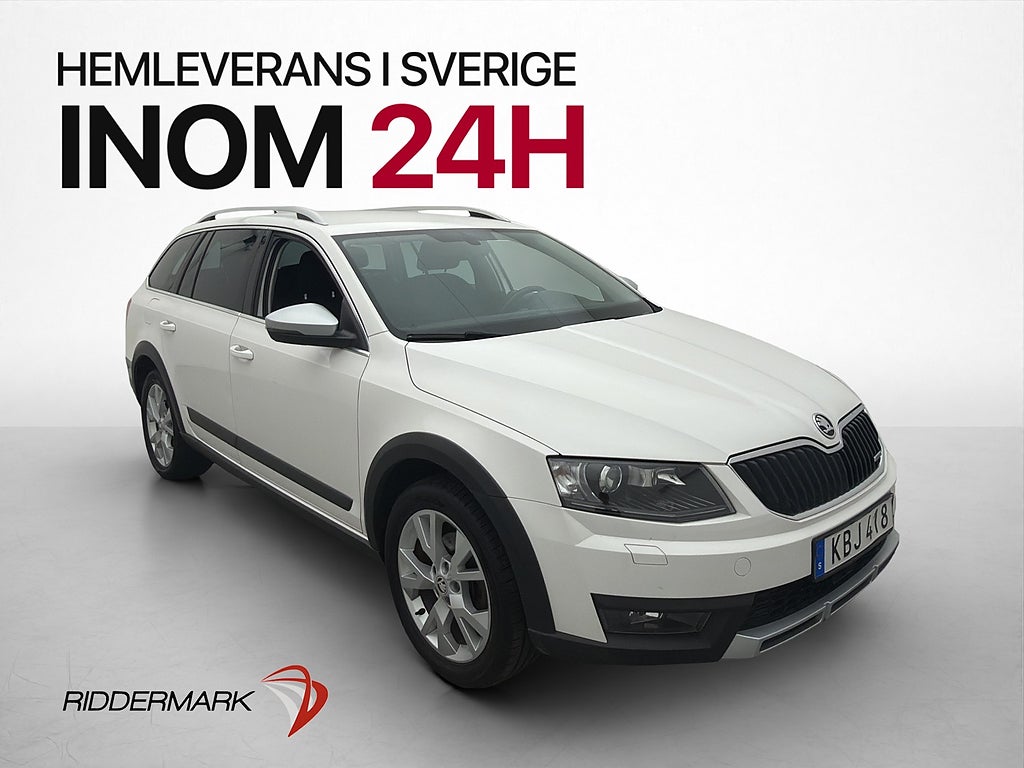 Skoda Octavia Scout 2.0 TDI 4x4 Värmare Kamera Drag